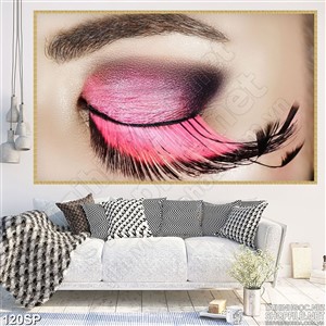 Tranh spa đôi mắt nghệ thuật