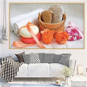 Tranh spa dụng cụ massage