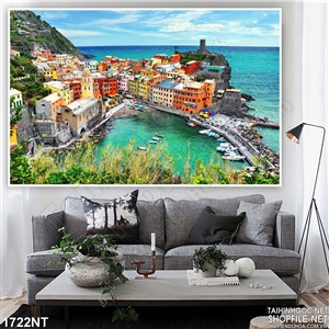 Tranh thành phố trên đảo