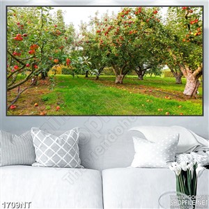 Tranh vườn cây táo