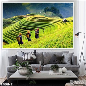 Tranh lên đồng in uv