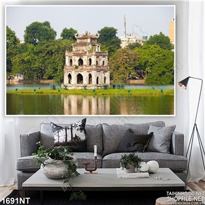 Tranh kiến trúc trên sông