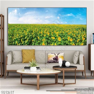 Tranh vườn hướng dương