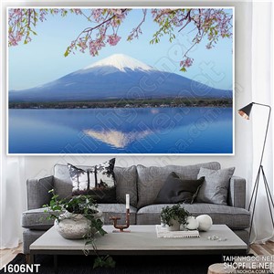 Tranh đỉnh núi tuyết