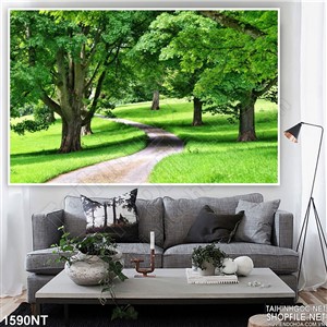 Tranh loối nhỏ dẫn vào rừng