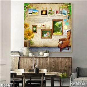 Tranh bức tường tranh in uv