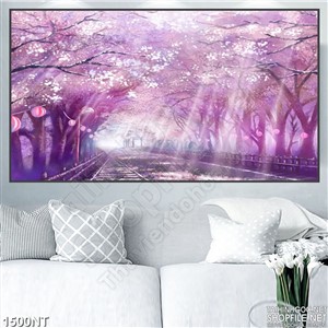 Tranh khu rừng tím 3d