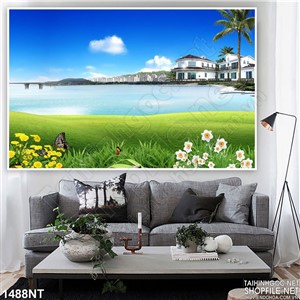 Tranh trời đất giao thoa