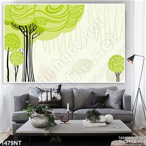 Tranh vẽ cây đơn giản