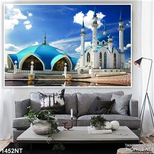 Tranh lâu đài xanh