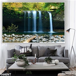 Tranh nhánh thác nước