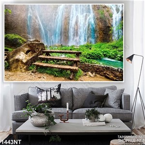 Tranh thác nước hùng vĩ 3d