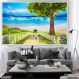 Tranh con đường đi ra biển