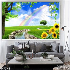 Tranh vườn cầu vòng