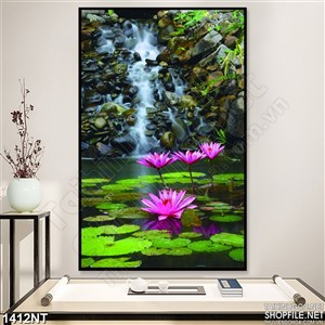 Tranh suối đá cuội