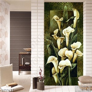 Tranh in uv hoa sứ trắng