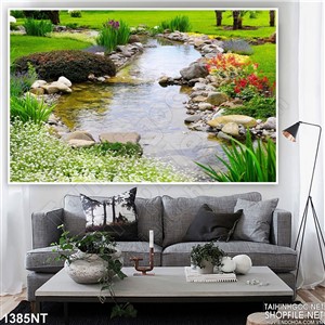 Tranh con suối nhỏ