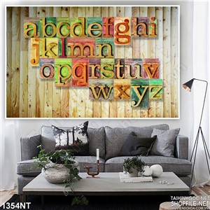 Tranh chữ dán tường