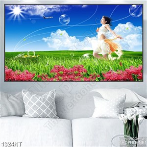 Tranh hòa cùng thiên nhiên