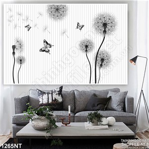 Tranh bồ công anh tung bay