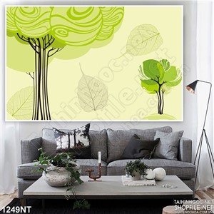 Tranh vẻ cây đơn sơ