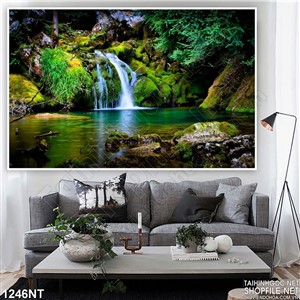 Tranh con suối nhỏ