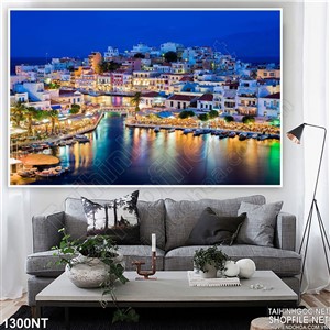 Tranh thành phố lấp lánh