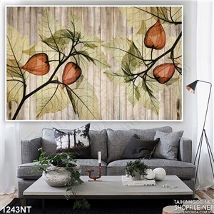 Tranh in uv cây lồng đèn