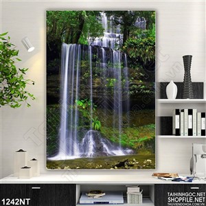 Tranh thác nước bậc thang