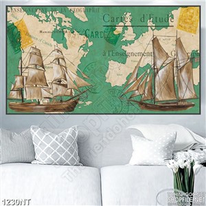 Tranh bản đồ biển