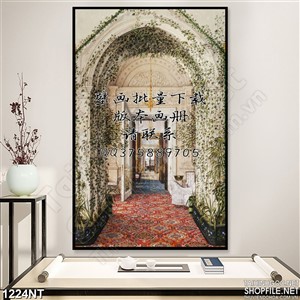 Tranh cổng dây leo