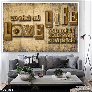 Tranh ghép chữ love