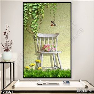 Tranh chiếc ghế trắng