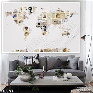 Tranh bản đồ sắc đẹp