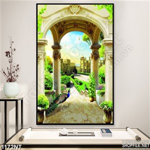 Tranh lâu đài phương tây