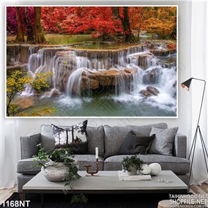 Tranh  thác và suối