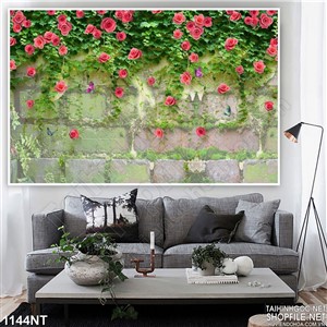 Tranh tường hoa 3d