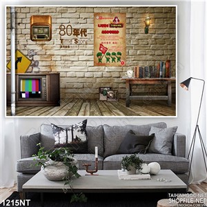 Tranh tường nhà xưa