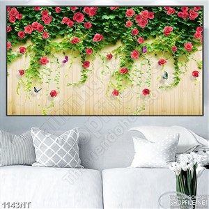 Tranh dàn hoa hồng