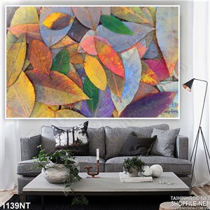 Tranh lá rụng mùa thu