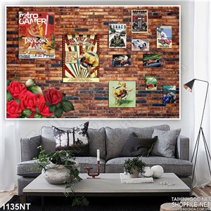 Tranh  treo tường gạch