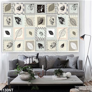 Tranh chiếc lá in uv