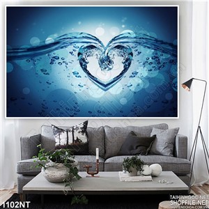 Tranh giọt nước trái tim