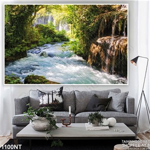 Tranh khu rừng suối