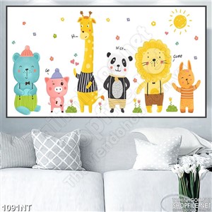 Tranh thú cưng vui nhộn