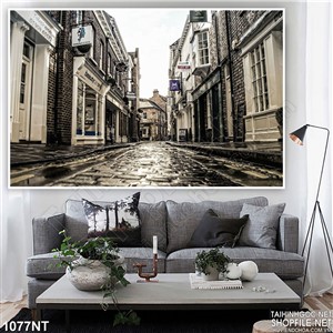 Tranh con đường mưa