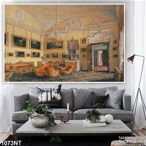 Tranh căn  phòng cổ điểm