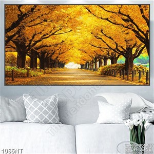 Tranh hàng cây rập lá