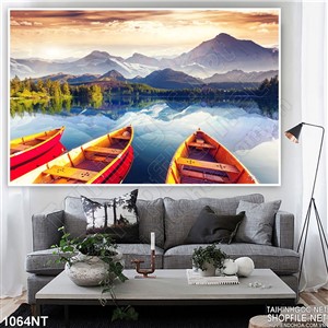 Tranh chiếc thuyền ra khơi