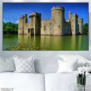 Tranh lâu đài nguy nga